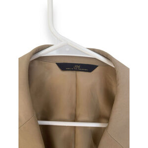 Vtg 346 Brooks Brothers Blazer Sport Coat Mens Beige 44L